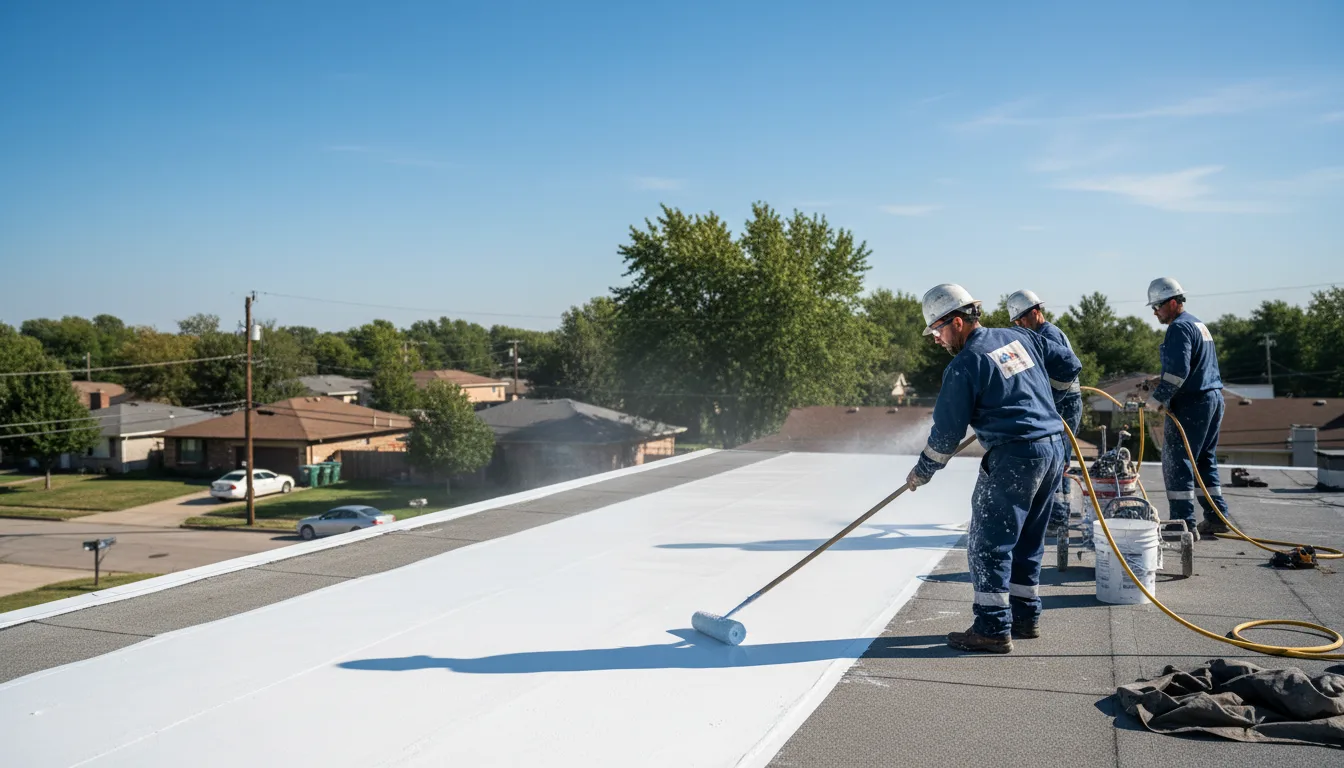 Commercial roof coating in Scarbro, WV near me